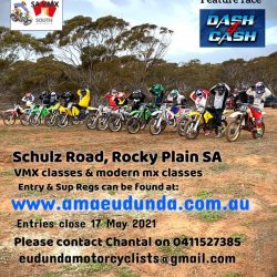 Motorcycle Action at Rocky Plain (East of Point Pass) Next Sunday 23rd May 2021