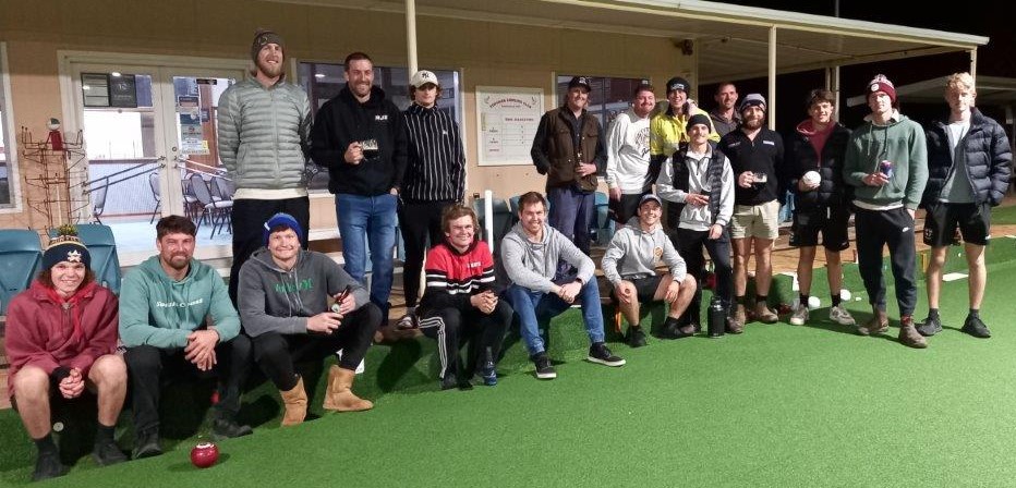 Saints Footballers Thanked by Eudunda Bowls Club for thier hard work