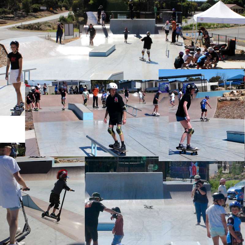 Official Opening Of Eudunda Skate Park - Skater Action