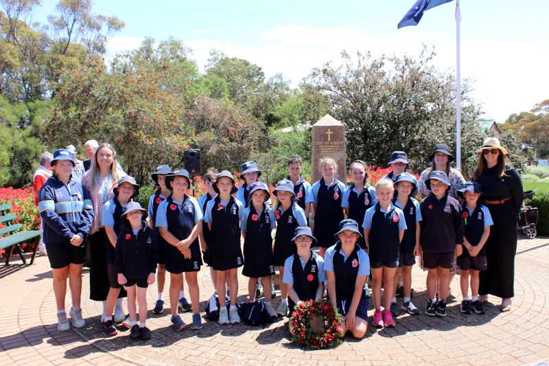 St Johns Lutheran School  Years 3 to 6 attend Remembrance Day Eudunda 2024