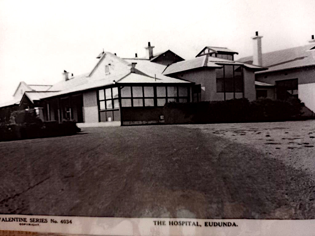 THEN -Eudunda Hospital entrance early days