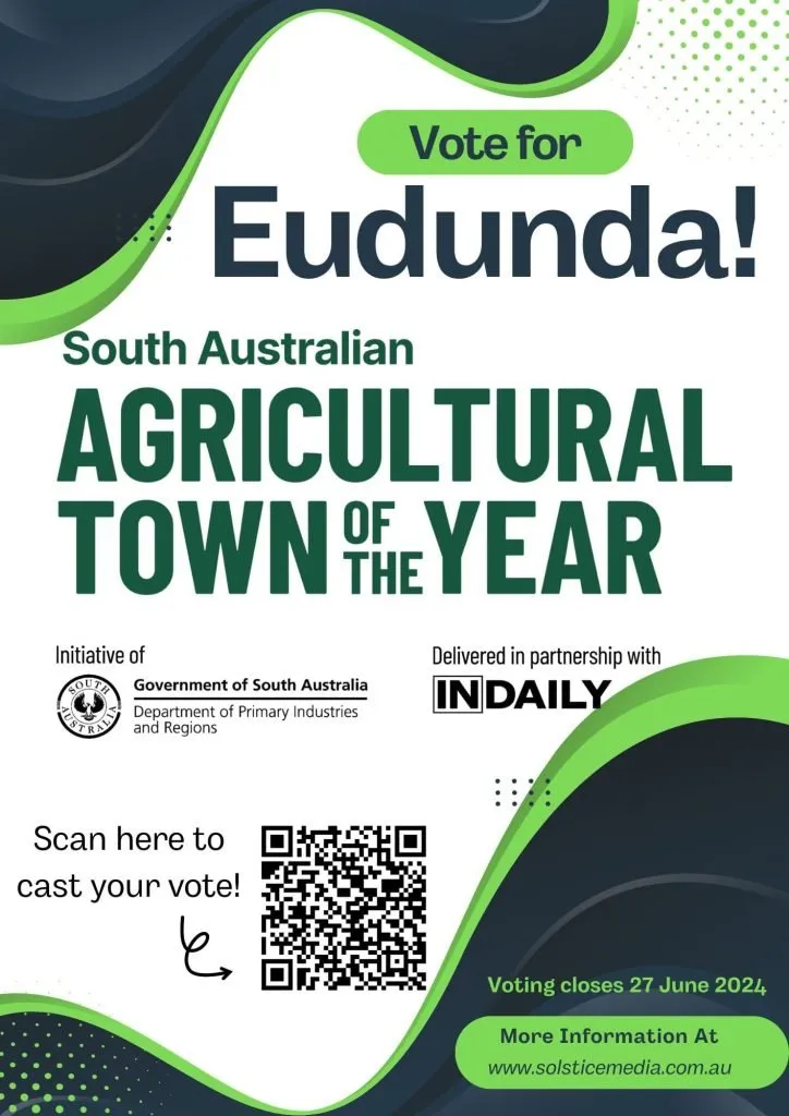 Vote for Eudunda as AG Town of the Year 2024 - poster