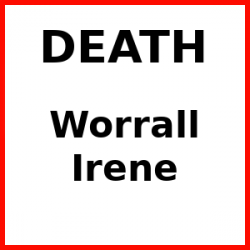 Death – Irene Worrall